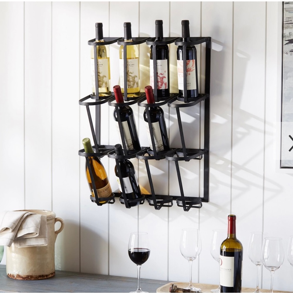 Pottery Barn Vintage Blacksmith Wine Rack